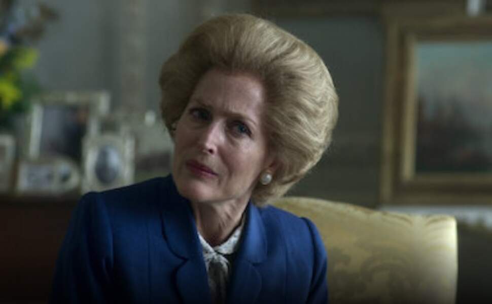 Gillian Anderson dans le rôle de Margaret Thatcher.