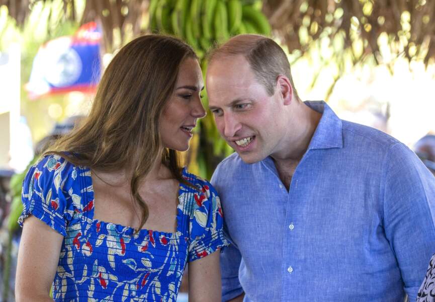 Kate et William en visite dans les Caraïbes