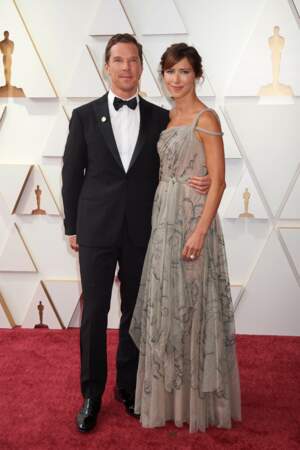 Oscars 2022 : Benedict Cumberbatch et son épouse Sophie sur le tapis rouge 