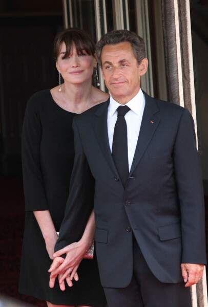 Nicolas Sarkozy et sa troisième épouse, Carla Bruni