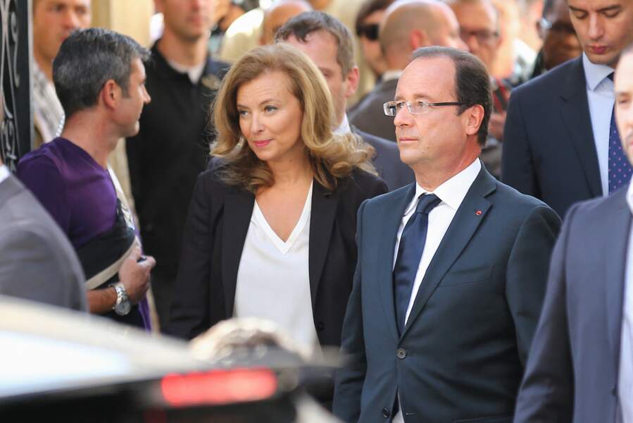 François Hollande et sa compagne Valérie Trierweiler, jusqu'en janvier 2014