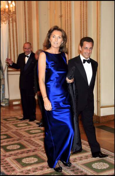 Nicolas Sarkozy et sa seconde épouse, Cécilia Sarkozy