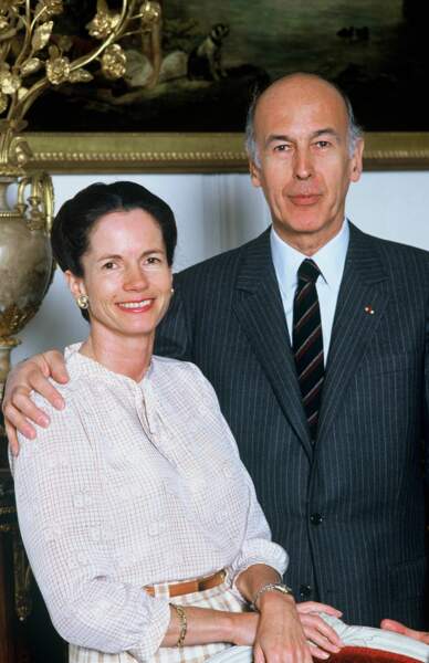 Valery Giscard d'Estaing et son épouse Anne-Aymone