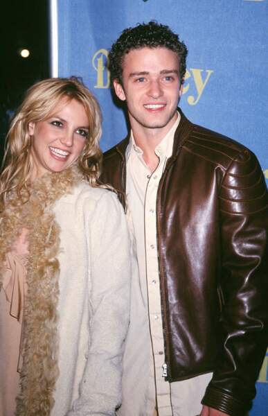 Britney Spears et son ex Justin Timberlake en 2002