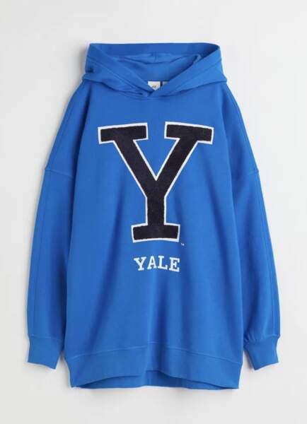 Hoodie oversize Yale H&M, 34,99 euros