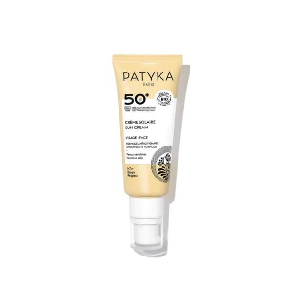 SHOPPING Crème solaire visage SPF50+, Patyka, 29,90€ les 40ml