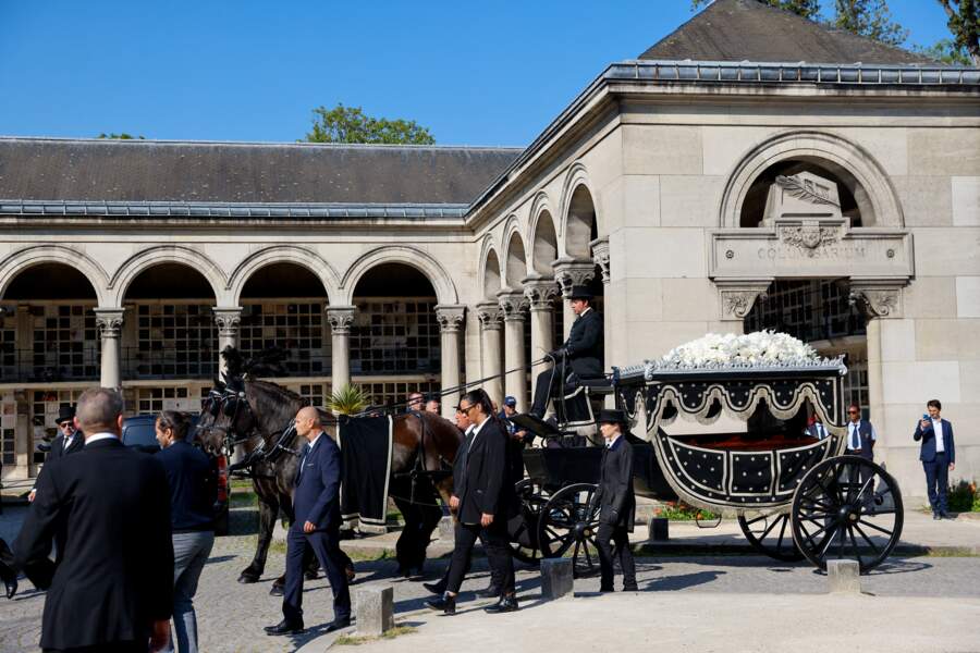 Obsèques de Régine : le carrosse de Régine
