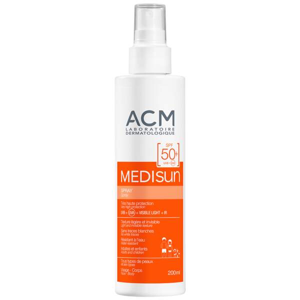 SHOPPING Spray Medisun SPF 50+, 200 ml, 13,90 €, ACM.