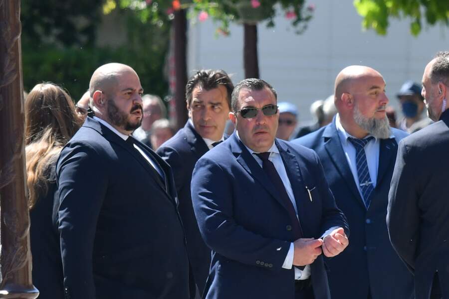 Yannick Alléno aux obsèques de son fils Antoine à Poissy le 13 mai 2022.