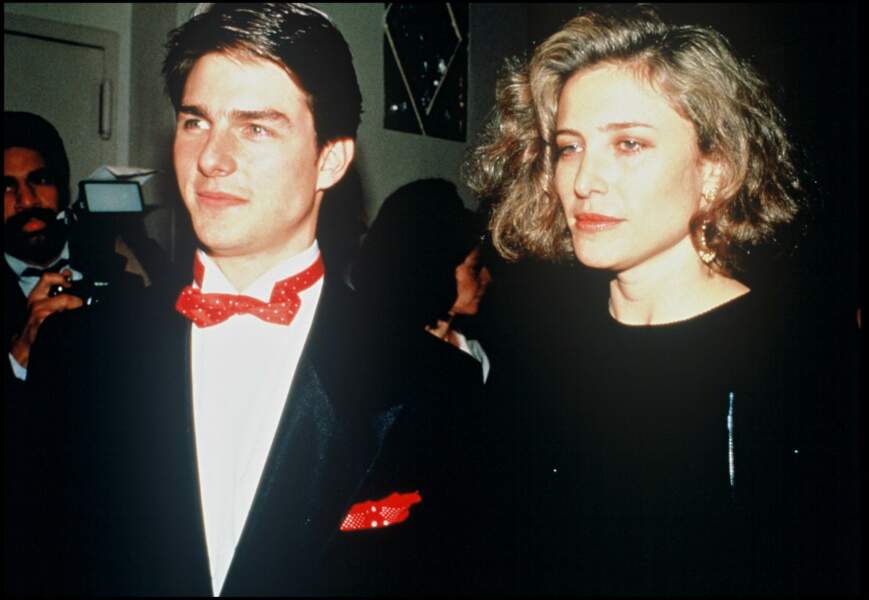 Tom Cruise et Mimi Rogers à New York en 1987