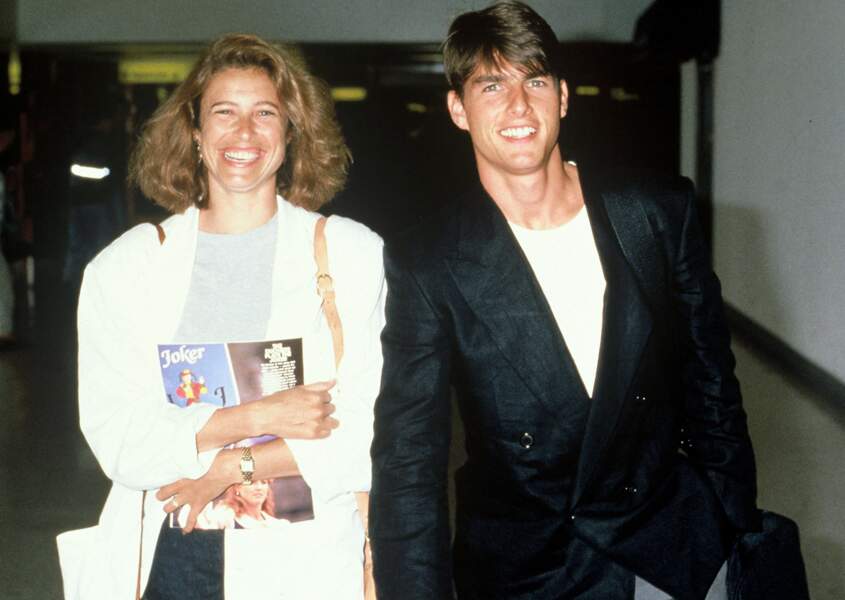 Tom Cruise et mimi rogers en 1989