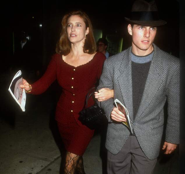 Tom Cruise et Mimi Rogers en 1988. 