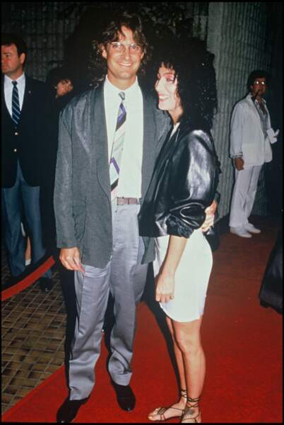 Cher et son ex Josh Donen en 1987