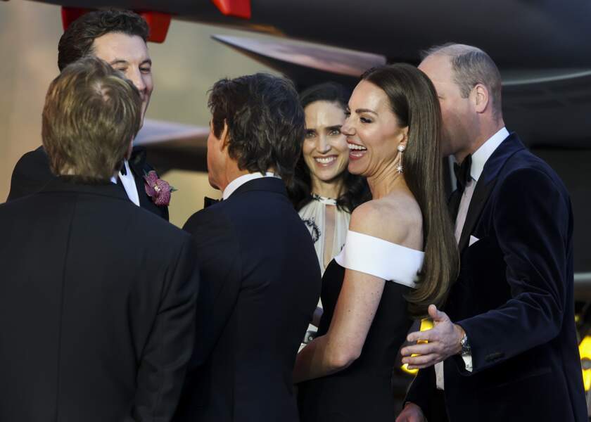 Avant-première de Top Gun : Maverick à Londres : le prince William, Kate Middleton et Tom Cruise
