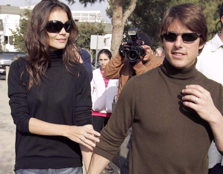 Tom Cruise et Katie Holmes en 2007