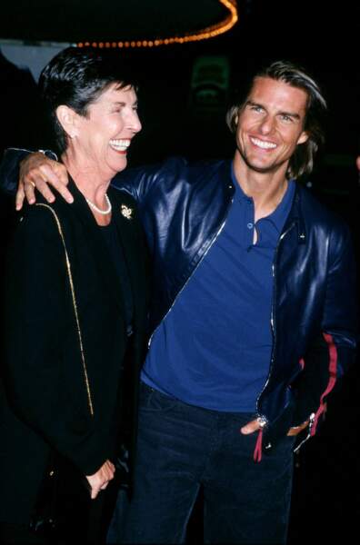 Tom Cruise et sa mère, Mary Lee South, à la première de Magnolia en 1999