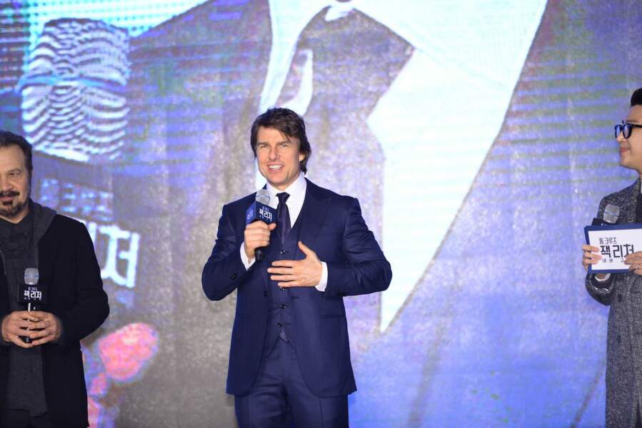 Tom Cruise en 2016, pour la sortie de Jack Reacher 2