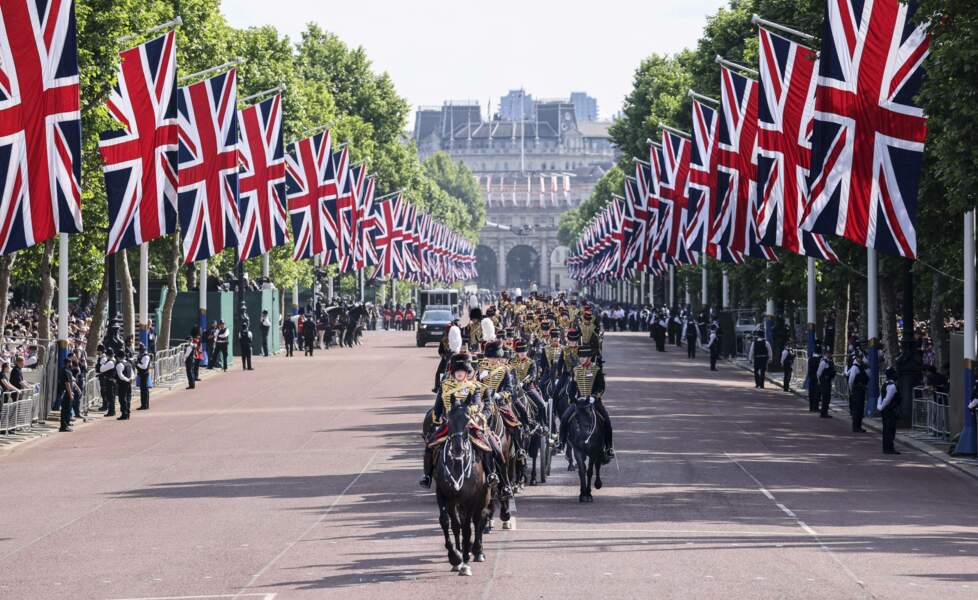 Défilé de Trooping the colour pour le jubilé de platine de la reine Elizabeth II