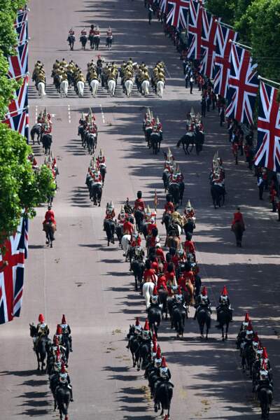 Défilé de Trooping the colour pour le jubilé de platine de la reine Elizabeth II