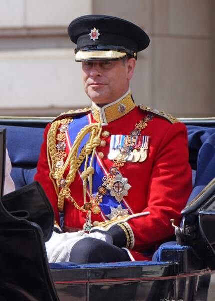 Défilé de Trooping the colour pour le jubilé de platine de la reine Elizabeth II : le prince Edward 