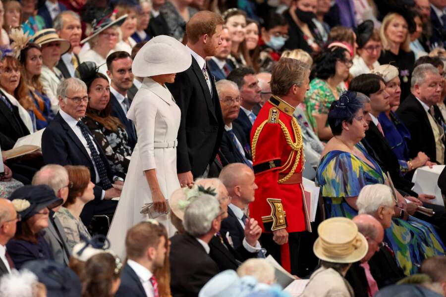 Le prince Harry et Meghan Markle dans la cathédrale