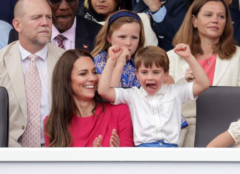 Kate Middleton et le prince Louis enthousiaste pour le défilé du Jubilé de platine