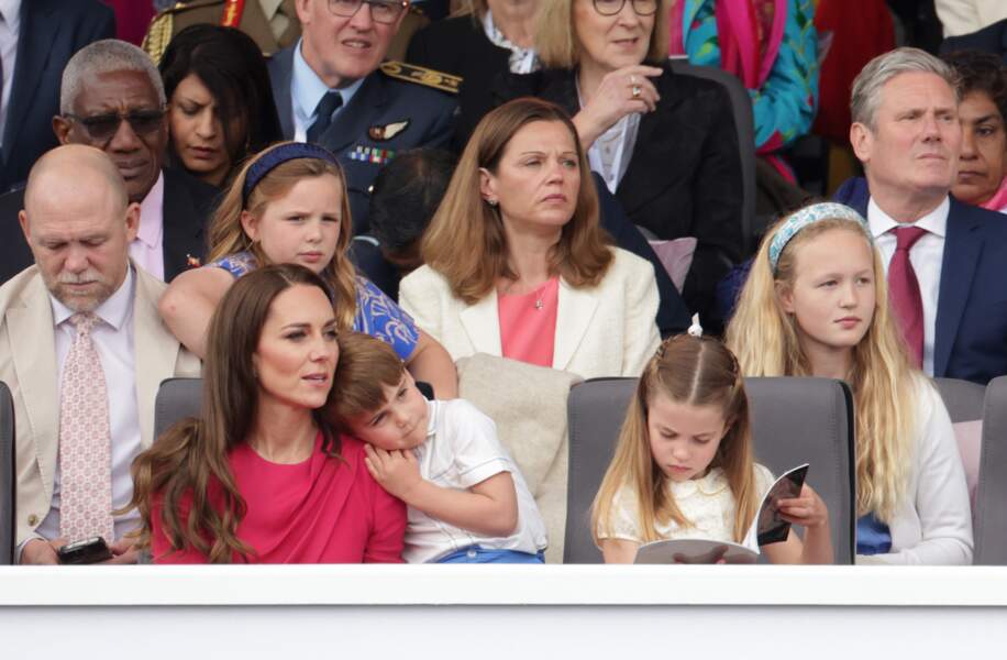 Kate Middleton, le prince Louis et la princesse Charlotte pour le défilé du Jubilé de platine