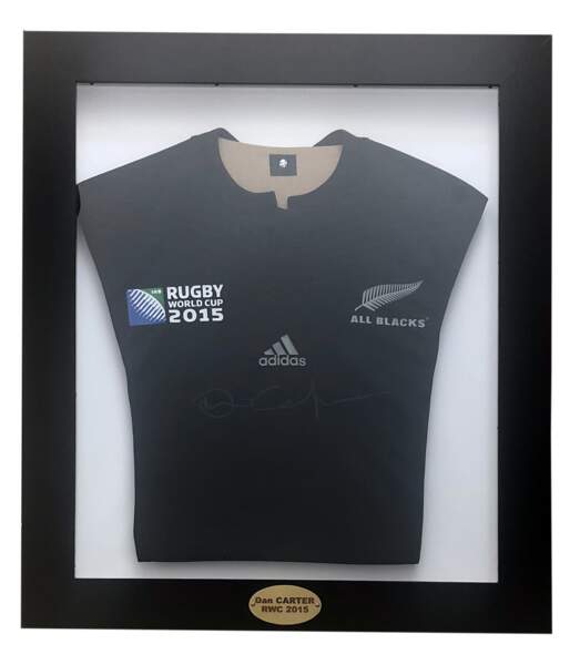 son maillot des All Blacks lors de la Coupe du monde 2015 (Mise à prix 350 euros)
