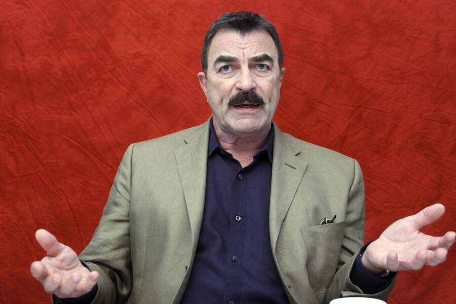 Tom Selleck holds Press Conference - Los Angeles