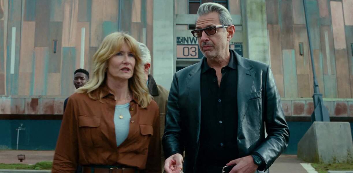Laura Dern et Jeff Goldblum dans "Jurassic World : Le Monde d'après" 