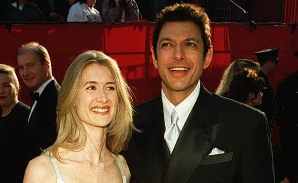 Laura Dern et Jeff Goldblum à la cérémonie des Oscars en 1996 