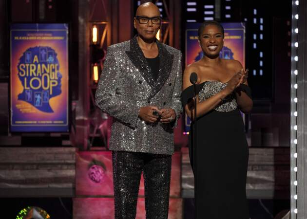 RuPaul Charles et Jennifer Hudson au Radio City Music Hall pour la 75e cérémonie des Tony Awards