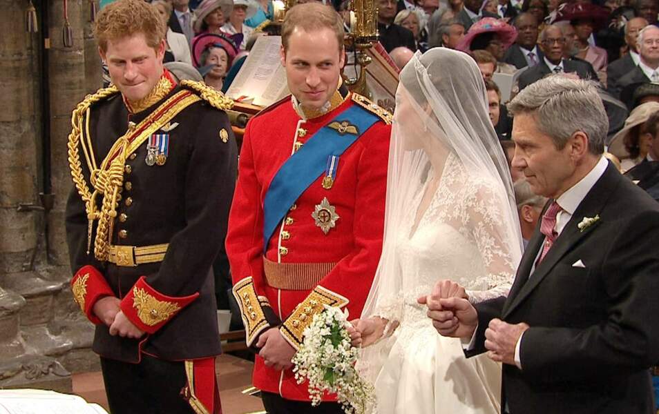 Harry au mariage de William et Kate en 2011