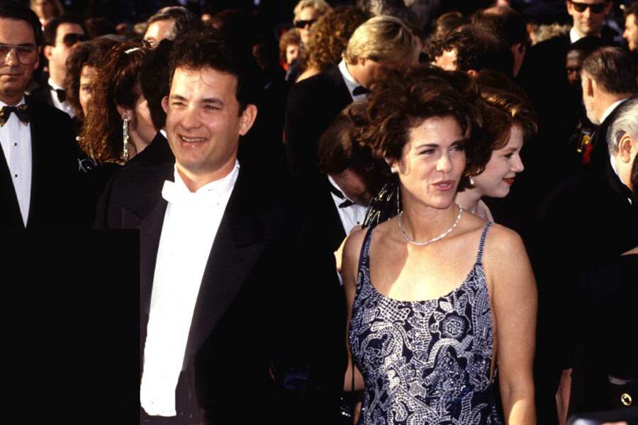 Tom Hanks et Rita Wilson en 1992