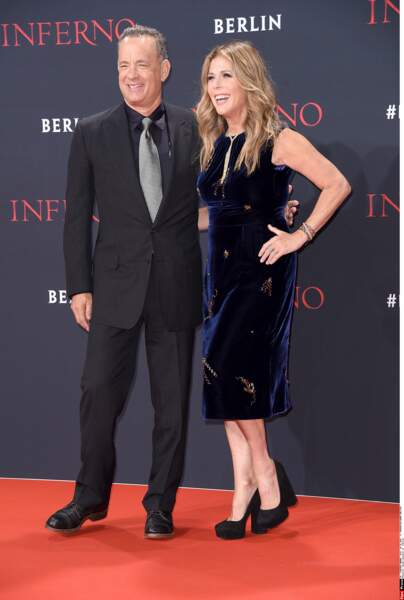 Tom Hanks et son épouse Rita Wilson en 2016