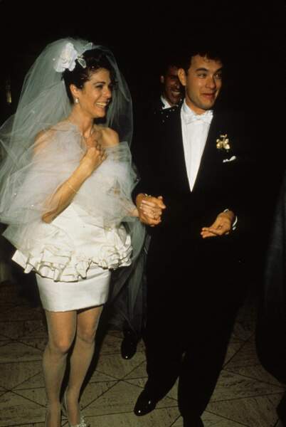 Tom Hanks et Rita Wilson le 30 avril 1988