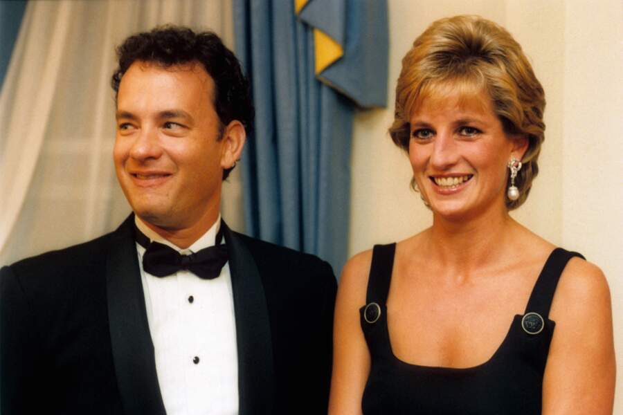 Tom Hanks et la Princesse Diana à la première d'Apollo 13, 1995
