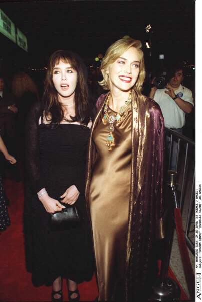 Isabelle Adjani à 41 ans et Sharon Stone en 1996