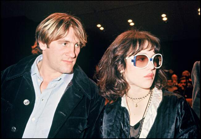 Isabelle Adjani et Gérard Depardieu en 1975