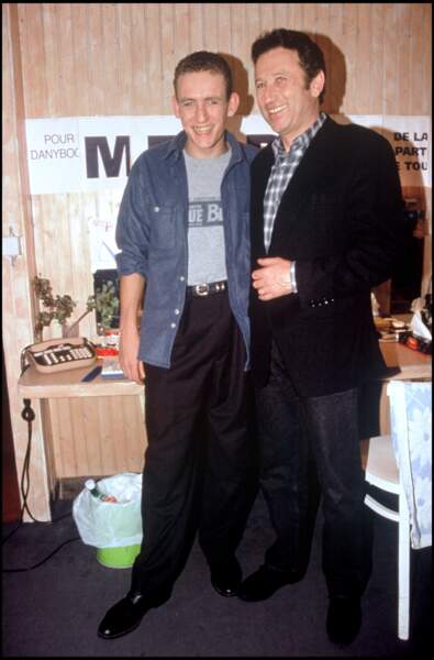 Michel Drucker et Dany Boon en 1995