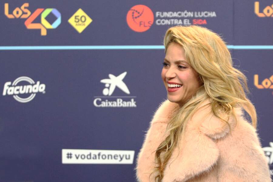 Shakira à 39 ans, en 2016