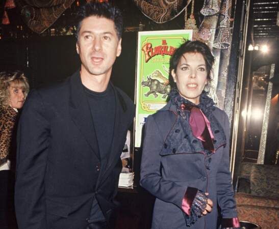 Dani, âgée de 49 ans, et Etienne Daho lors d'une soirée chez Régine en 1993