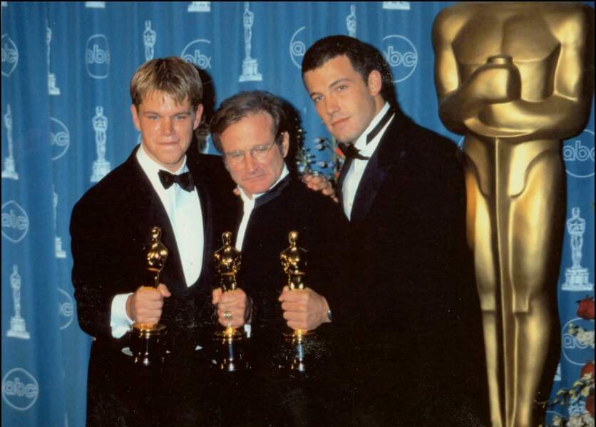 En 1998 avec Matt Damon et Ben Affleck aux Oscars
