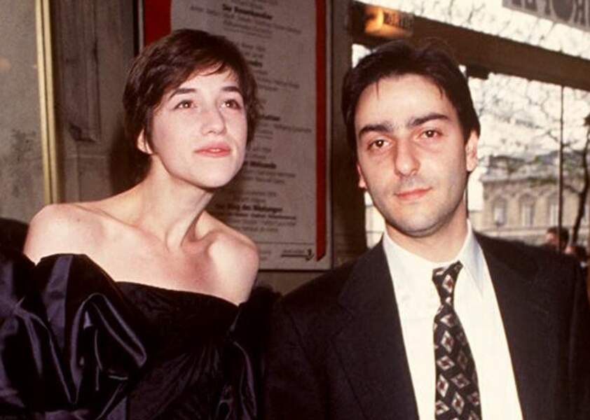 Charlotte Gainsbourg et Yvan Attal à la cérémonie des Molières en 1994