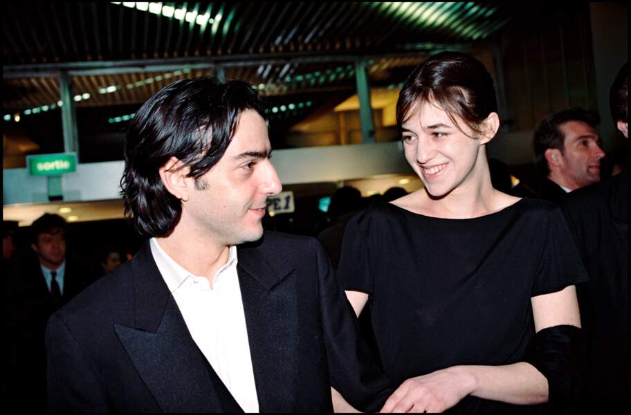 Charlotte Gainsbourg et Yvan Attal à la soirée des Cesar en 1995