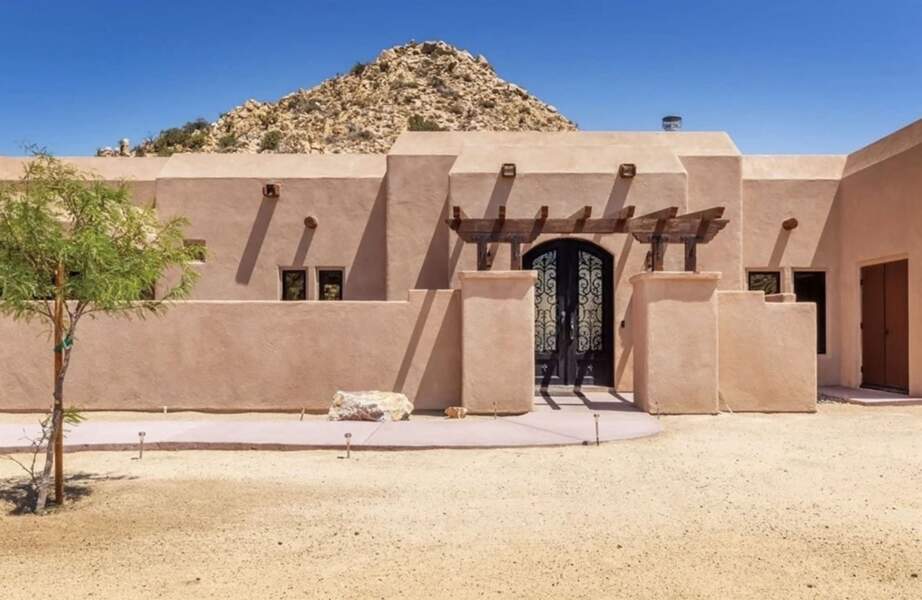 La villa d'Amber Heard à Yucca Valley, dans le désert de Mojave.