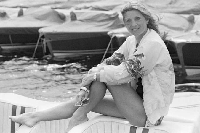 Sheila (34 ans) en 1979 à Saint-Tropez