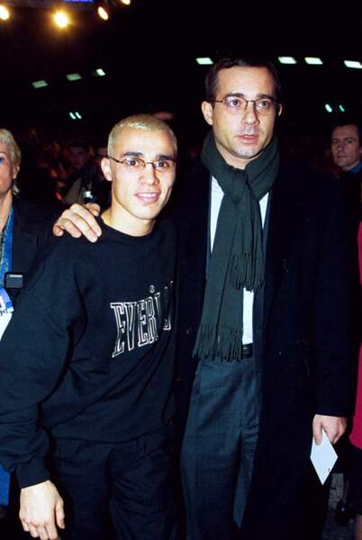 Brahim Asloum et Jean-Luc Delarue en 2001