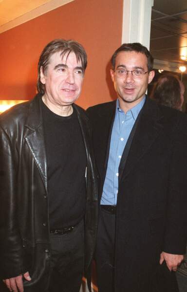 Serge Lama et Jean-Luc Delarue en 2003