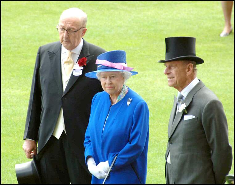 En 2006,  la Reine Elizabeth II et le Prince Philip lors de l'ouverture du Royal Ascot.